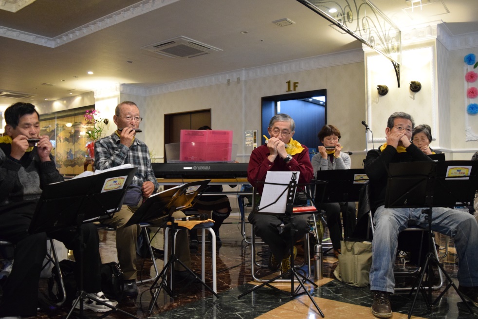 エリシオン奈良リハビリテーション病院での慰問演奏会 襟音