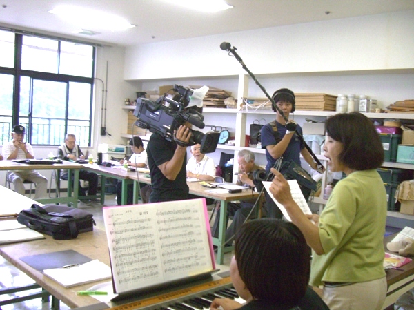 ハーモニー?楽部をNH?取材 NHK取材