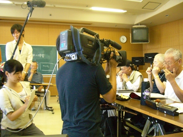 NH?取材が倶楽部を取材中 NHK取材