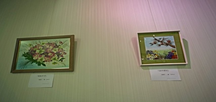一柳みや子さんの押し花絵