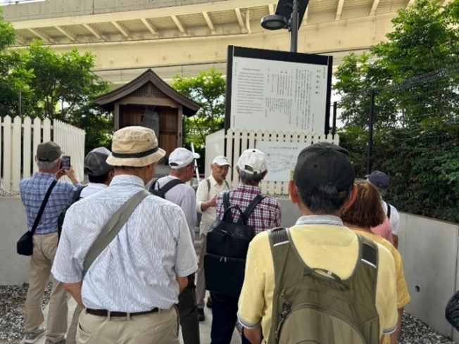 キリンビール横浜工場前の事件碑